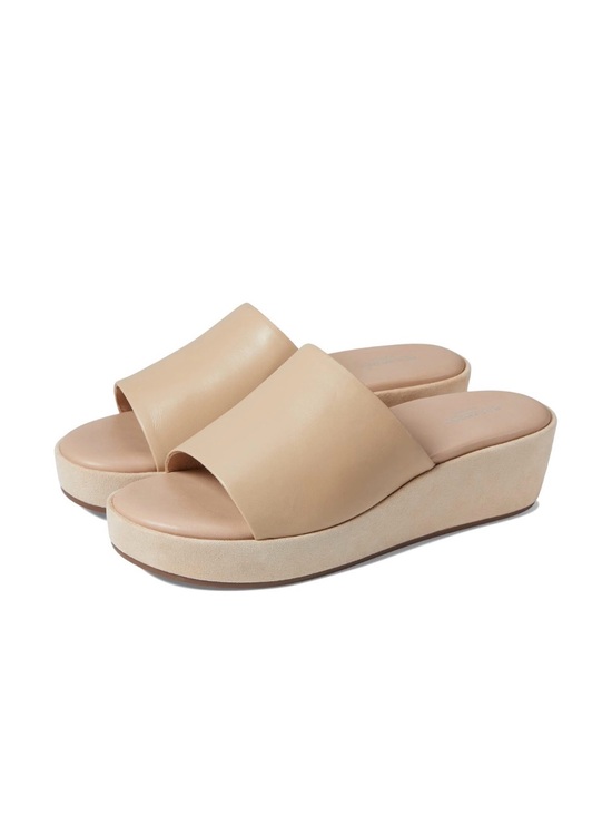 Rockport Shoes - 9W Rockport Neutral Tan Slide Wedge Mules women’s 9 wide summer casual sandals